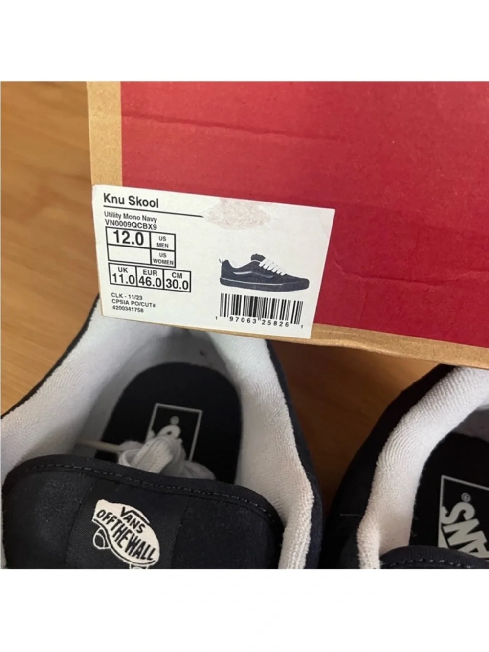 Vans Knu-Skool 'Utility - Navy' Mens 12.0 US